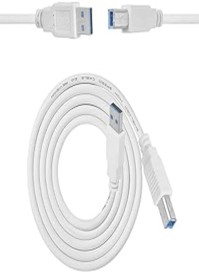 اشتري Exon X1103 USB 3.0 Printer Cable Male to Male for Scanner/Printer HP, Canon, Dell, Epson, Lexmark, Xerox, Samsung and More 5Meters - Black في مصر