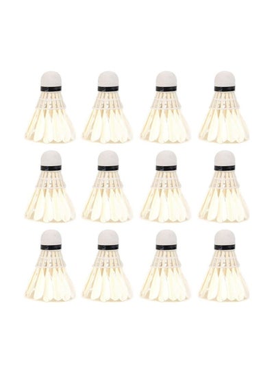 Buy 12-Piece Badminton Shuttlecock in Saudi Arabia