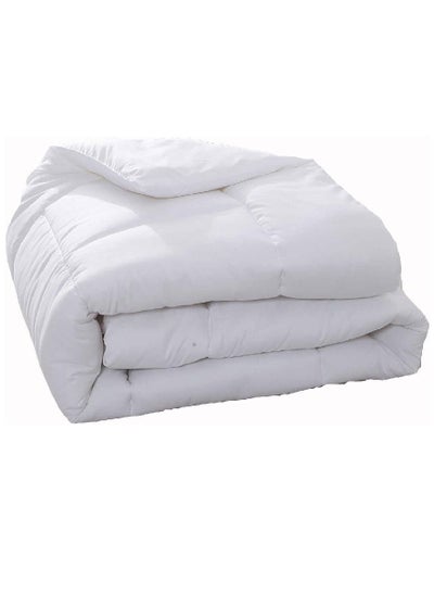 Buy Solid Microfibre Duvet King Fillers Microfiber White Best Quality 200x220cm in UAE