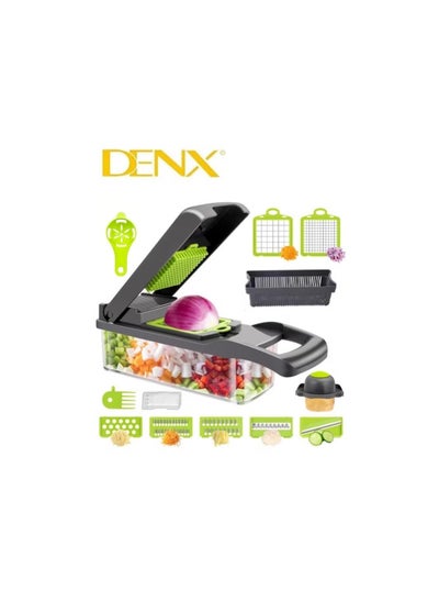 Buy Dinex multi-purpose vegetable slicer, 10 functions in one device in Saudi Arabia