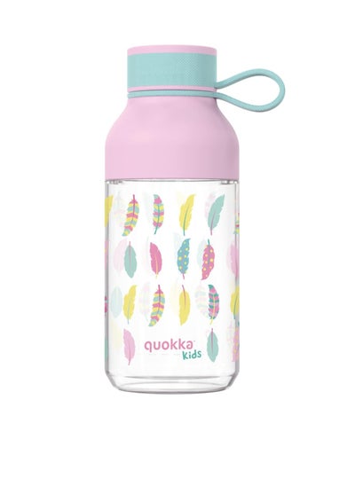 Buy QUOKKA KIDS ECOZEN BOTTLE ICE WITH STRAP FEATHERS 430 ML - No:40153 in Egypt