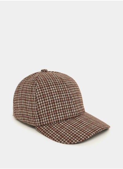 Buy Houndstooth Pattern Cap in Saudi Arabia