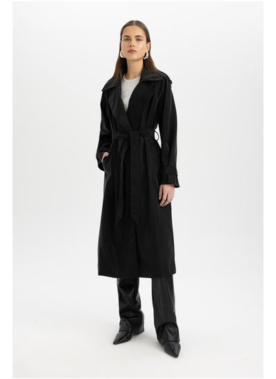 Buy Woman Regular Fit W/O Hoodie Trenchcoat in Egypt