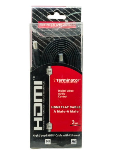 اشتري 1.4 HDMI Flat Cable 3 Meter في الامارات