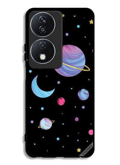 اشتري Honor X7b 5G Protective Case Cover Planets Art في السعودية