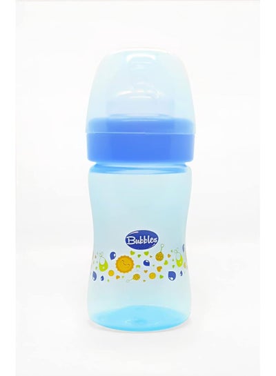 Buy Bubbles Classic Feeding Bottle Blue 180 ML in Egypt