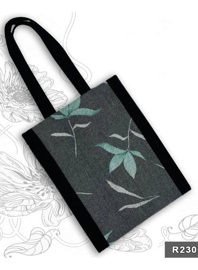 Buy Tree leaves casual printed satin tote bag in Egypt
