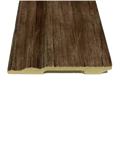 Buy Interior Flooring Decoration Wooden Ps Skirting Brown 1 x 9 x 292 cm JC713-B-1714 in Saudi Arabia