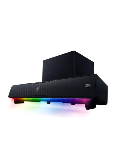 Buy Leviathan V2 Pro AI-Powered Beamforming PC Gaming Soundbar With Subwoofer, Beamforming Surround Sound With Headtracking Powered By AI in UAE