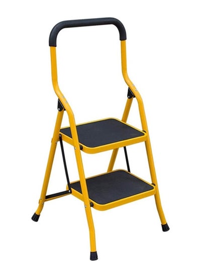 Buy 2 Steps Steel Ladder Yellow in UAE