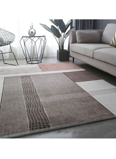 Buy Modern Anti slip Area Rug with Acrylic Imitation Cashmere Material (Size 120×160CM) in UAE