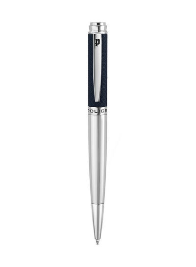 Buy Rovio.2 Blue And Silver With Stainless Steel Trims Medium Drill Point Gents Pen 140Mm - PERGR0001602 in UAE