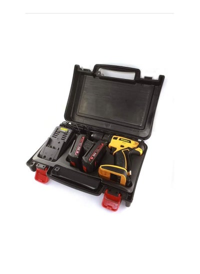 Buy 20V Lithium-ion Cordless Driver Drill Yellow 20millimeter in UAE