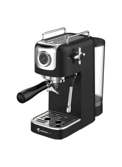 اشتري MEBASHI Espresso Coffee Machine - 1.4L, 19-Bar ULKA Pump, PID Temperature Control, (ME-ECM2109) (Black) في الامارات