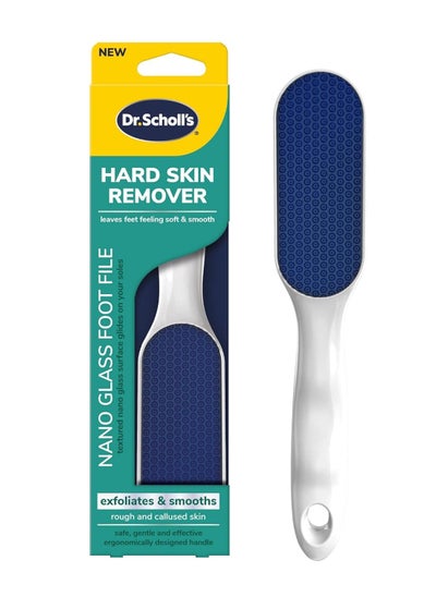 Buy Dr. Scholl's Hard Skin Remover Nano Glass Foot File - Foot Callus Remover, Durable Foot Scrubber, Dead Skin Remover, Hygienic Pedicure Tool, Long Lasting Foot Buffer, Soft Smooth Feet in UAE