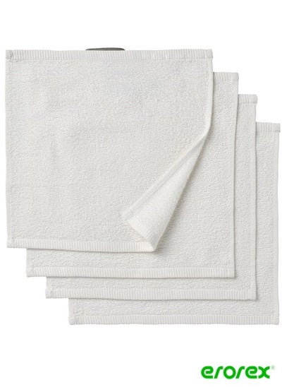 Buy Washcloth white 30x30 cm in Saudi Arabia