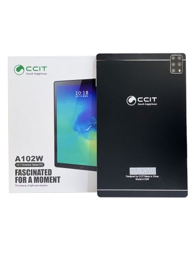 اشتري CCIT A102W 5G 10.1 inch display 4gb Ram 128gb Rom high capacity 5800 mAh battery  tablet pc Black في الامارات