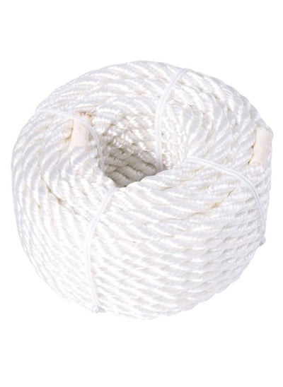 Buy Twisted Nylon Rope 152m White Sold Per Piece in UAE