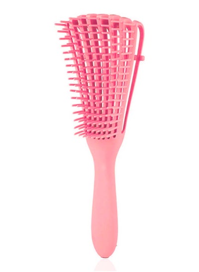 Buy Detangling Brush for Curly Hair - Gentle for Hair Styling - Easy to Carry, Lightweight-Curly hair comb for styling and detangling curly hair in Saudi Arabia