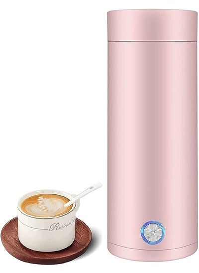 Buy Mini Travel Kettle Portable Electric Kettle for Boiling Water Boiler with Keep Warm Function PINK in UAE