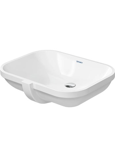 Duravit D-Code Vanity basin with overflow, without tap platform ...
