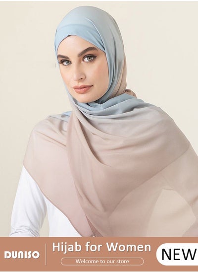 Buy Women's Hijab, Stylish and Comfortable Hijab Scarfs, Stretchy, Very Comfy & Good for Everyday Use, High Quality Polyester Satin Silk Hijab Doesn't Need a Pin in UAE