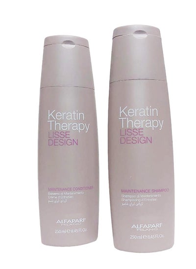 Buy Lisse Design Keratin Therappy  Shampoo and Conditioner Set in Saudi Arabia