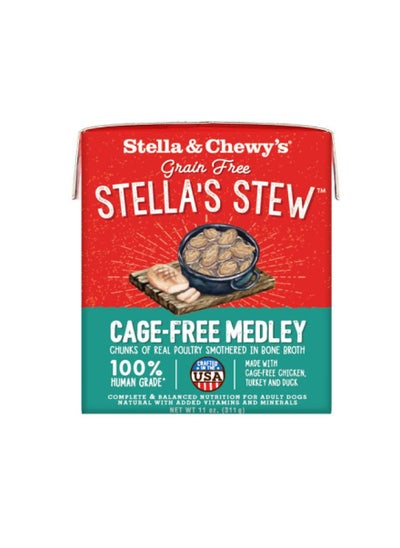 Buy stella’s Stew for Dogs Cage Free Medley Dog Wet Food 311g in UAE