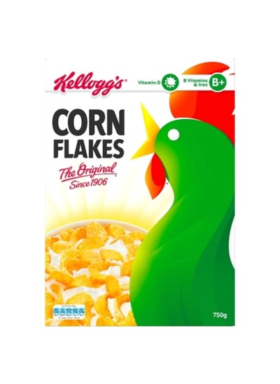 Buy Kellogg's Corn Flakes Toasted Flakes Of Golden Corn, 750 g in Saudi Arabia