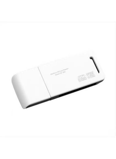 Buy 2-in-1 High-Speed USB 2.0 Card Reader for SD/TF CardsWhite + Black (bare metal) White + Black (bare metal) in Saudi Arabia