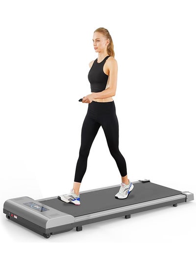 Buy Walking Pad  Treadmills Ultra Slim Electric Treadmill Smart Walking Pad treadmill machine Portable Safety Non Holder Gym and Running Device  Grey in Saudi Arabia