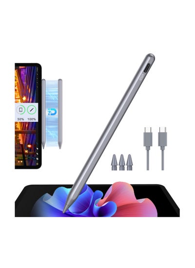 Buy ESR Stylus Pen for iPad, Magnetic Wireless Charging iPad Pencil, Digital Pencil Pro with Tilt Sensitivity and Palm Rejection for iPad Pro 12.9/11, iPad Air 5/4, and iPad Mini 6, Dark Silver in UAE