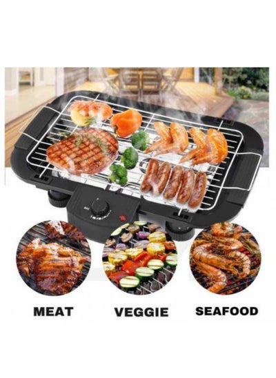 اشتري Smoke-less BBQ Grill Portable Tabletop Electric Griddle Removable في الامارات