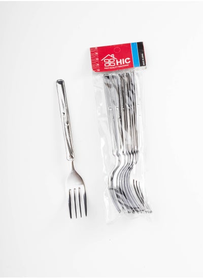 Buy Japanese steel eating fork set 12 pieces in Saudi Arabia