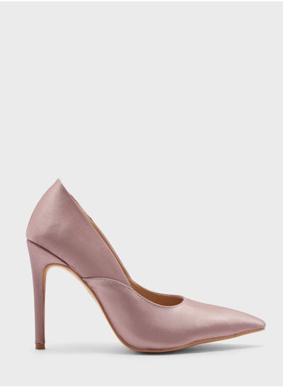 Buy Satin Pointed Pump in UAE