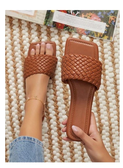 Buy Stylish Braided Slippers - Havan in Egypt