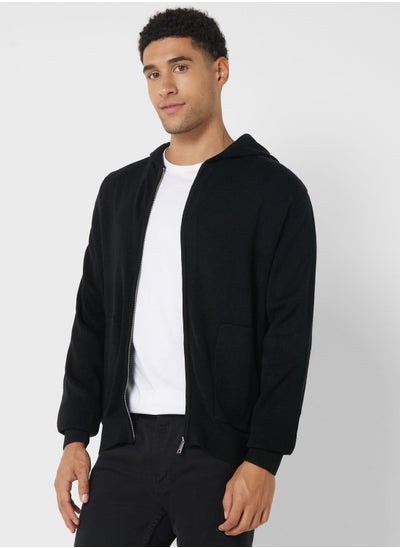 Buy Knitted Zip Hoodie in UAE