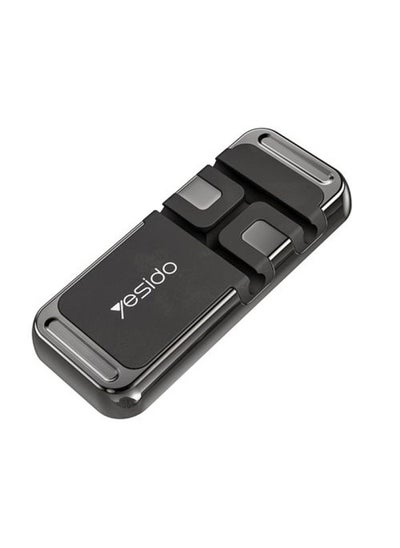 Buy Yesido C113 Universal Dashboard Magnetic Magnet Wall Car Home Mobile Phone Holder Cable Clip - Black in Saudi Arabia