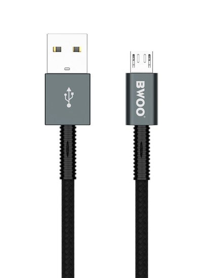 Buy Bwoo USB Micro Cable, 1 Meter, Black - BO-X211V in Egypt