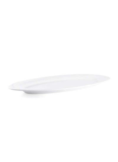 اشتري Ivory Porcelain Oval Buffet Plate 58 cm في الامارات