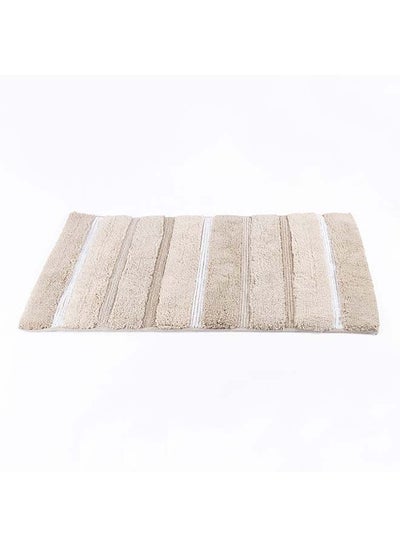 Buy Dorch Bath Mat, Beige - 90x60 cm in UAE