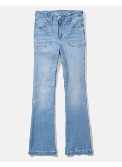 اشتري AE Ne(x)t Level Super High-Waisted Flare Jean في السعودية