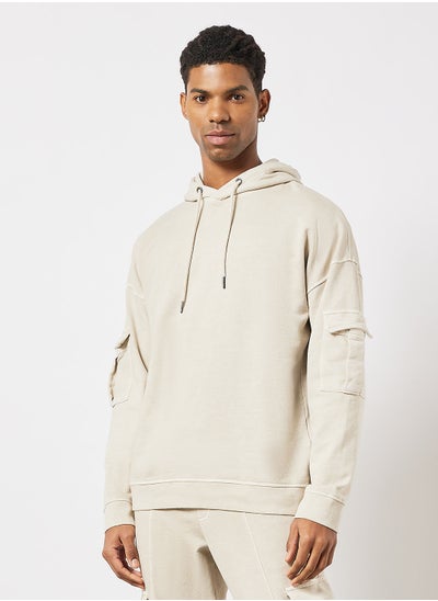 Buy Sleeve Detailed Hoodie in UAE