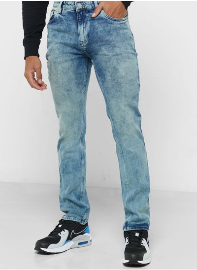 Buy Slim Fit Distress Jean in UAE