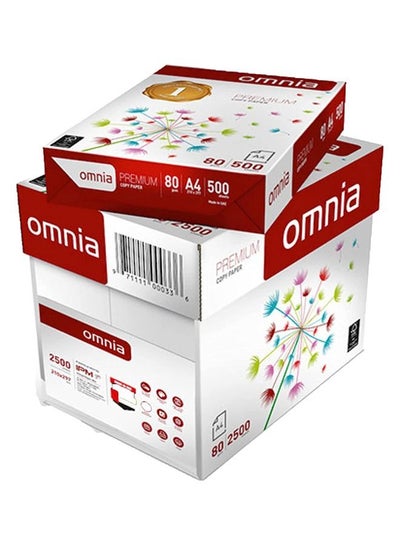 Buy 5 Packs Of Omnia Copy Paper - 80g – 2500 Sheets in Egypt