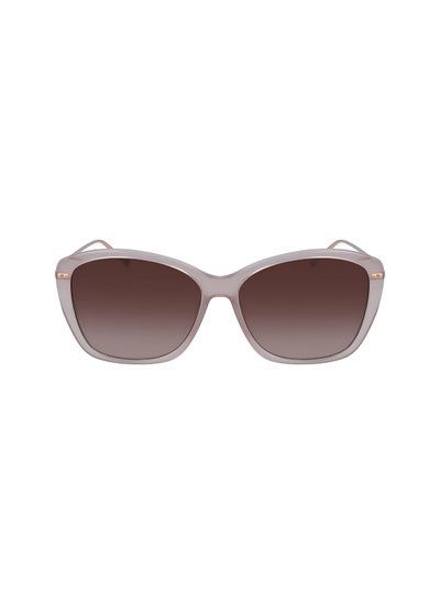 Buy Full Rim Acetate Cat Eye Dkny Sun Dk702S 5714 (608) Mauve in UAE