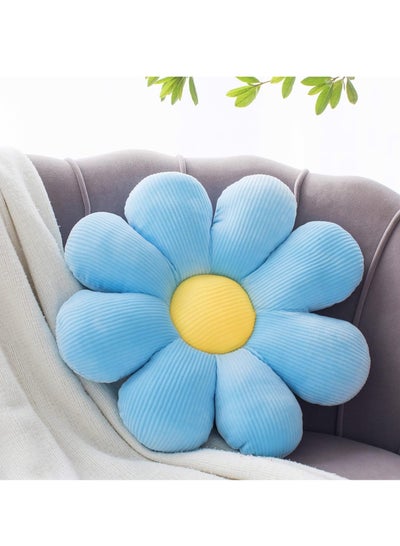 Buy Daisy Flower Shaped Throw Pillows Floor Preppy Cushion for Bedroom Sofa Chair Room Décor in UAE