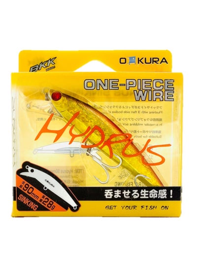 Buy Oakura Hydrus Fishing Lure 90mm Sinking Lure, 28g Weight, BKK Hooks 10 Mesmerizing Colors in UAE