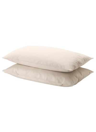 Buy Pillowcase Beige 50X80 Cm in Saudi Arabia