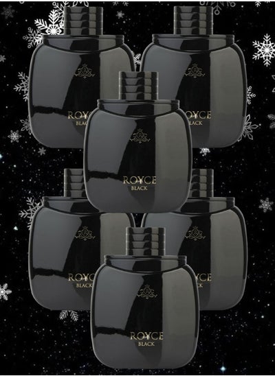 Buy 6 Pieces Royce Black Perfume 100ML in Saudi Arabia